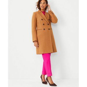 petite double breasted chesterfield coat